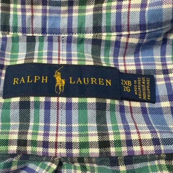 Ralph Lauren Men’s Button-Down Cotton Shirt Size 2XB - Picture 5 of 7
